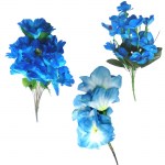 Μπουκέτο λουλούδια μπλε 35-45cm