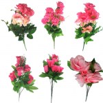 Μπουκέτα λουλούδια ροζ 35-45cm