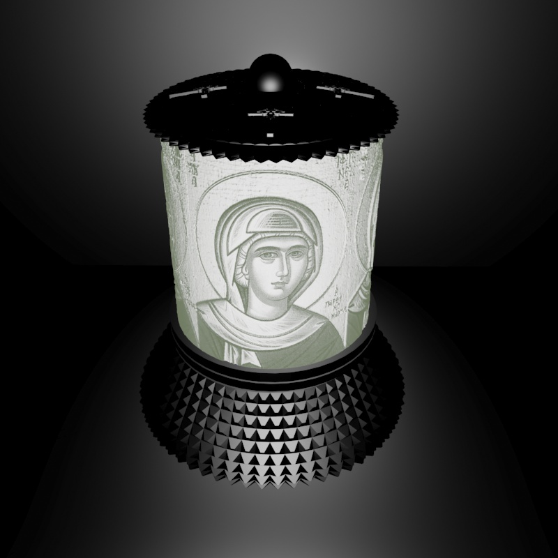 ΗΛΕΚΤΡΙΚΟ ΚΑΝΤΗΛΙ ΜΕ ΤΗΝ ΑΓΙΑ ΙΦΙΓΕΝΕΙΑ