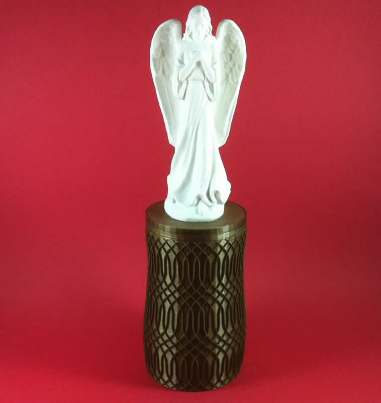 Άγαλμα Αγγέλου σε καντήλι πρότυπο χρυσό