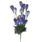 Μπουκέτο λουλούδια μωβ 35-45cm