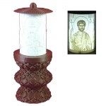 ΗΛΕΚΤΡΙΚΟ ΚΑΝΤΗΛΙ ΜΕ ΤΟΝ ΑΓΙΟ ΑΔΡΙΑΝΟ ΜΙΚΡΟ ΧΑΛΚΟΥ