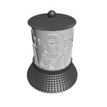 ΗΛΕΚΤΡΙΚΟ ΚΑΝΤΗΛΙ ΜΕ ΤΟΝ ΑΓΙΟ ΓΡΗΓΟΡΙΟ ΠΑΛΑΜΑ ΑΣΗΜΙ