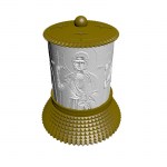 ΗΛΕΚΤΡΙΚΟ ΚΑΝΤΗΛΙ ΜΕ ΤΟΝ ΑΓΙΟ ΙΟΥΛΙΑΝΟ ΧΡΥΣΟ