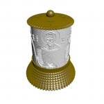 ΗΛΕΚΤΡΙΚΟ ΚΑΝΤΗΛΙ ΜΕ ΤΟΝ ΑΓΙΟ ΣΑΒΒΑ ΧΡΥΣΟ