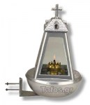 ΚΑΝΤΗΛΙ ΠΥΡΑΜΙΔΑ ΣΤΕΓΑΝΗ ΔΕΞΑΜΕΝΗ ΤΖΑΜΙ ΧΡΩΜΕ ΕΠΙΤΟΙΧΙΟ