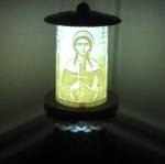 ΗΛΕΚΤΡΙΚΟ ΚΑΝΤΗΛΙ ΜΕ ΤΗΝ ΑΓΙΑ ΑΓΑΘΗ ΜΙΚΡΟ