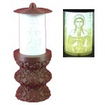 ΗΛΕΚΤΡΙΚΟ ΚΑΝΤΗΛΙ ΜΕ ΤΗΝ ΑΓΙΑ ΑΓΑΘΗ ΜΙΚΡΟ ΧΑΛΚΟΥ