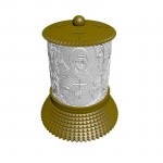 ΗΛΕΚΤΡΙΚΟ ΚΑΝΤΗΛΙ ΜΕ ΤΗΝ ΑΓΙΑ ΖΗΝΑΪΔΑ ΧΡΥΣΟ