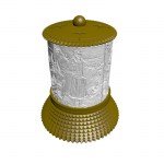 ΗΛΕΚΤΡΙΚΟ ΚΑΝΤΗΛΙ ΜΕ ΤΟΝ ΑΓΙΟ ΖΑΦΕΙΡΙΟ ΧΡΥΣΟ