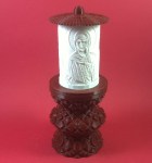 ΗΛΕΚΤΡΙΚΟ ΚΑΝΤΗΛΙ ΜΕ ΤΗΝ ΑΓΙΑ ΑΓΛΑΪΑ ΜΙΚΡΟ ΜΠΟΡΝΤΟ