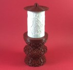 ΗΛΕΚΤΡΙΚΟ ΚΑΝΤΗΛΙ ΜΕ ΤΗΝ ΑΓΙΑ ΑΙΚΑΤΕΡΙΝΗ ΜΙΚΡΟ ΜΠΟΡΝΤΟ