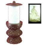 ΗΛΕΚΤΡΙΚΟ ΚΑΝΤΗΛΙ ΜΕ ΤΗΝ ΑΓΙΑ ΑΙΚΑΤΕΡΙΝΗ ΜΙΚΡΟ ΧΑΛΚΟΥ