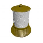 ΗΛΕΚΤΡΙΚΟ ΚΑΝΤΗΛΙ ΜΕ ΤΟΝ ΑΓΙΟ ΑΚΥΛΑ ΧΡΥΣΟ