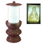 ΗΛΕΚΤΡΙΚΟ ΚΑΝΤΗΛΙ ΜΕ ΤΗΝ ΑΓΙΑ ΑΚΥΛΙΝΑ ΜΙΚΡΟ ΧΑΛΚΟΥ