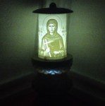 ΗΛΕΚΤΡΙΚΟ ΚΑΝΤΗΛΙ ΜΕ ΤΗΝ ΑΓΙΑ ΑΜΑΛΙΑ ΜΙΚΡΟ