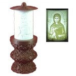 ΗΛΕΚΤΡΙΚΟ ΚΑΝΤΗΛΙ ΜΕ ΤΗΝ ΑΓΙΑ ΑΜΑΛΙΑ ΜΙΚΡΟ ΧΑΛΚΟΥ