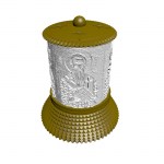 ΗΛΕΚΤΡΙΚΟ ΚΑΝΤΗΛΙ ΜΕ ΤΟΝ ΑΓΙΟ ΑΜΦΙΛΟΧΙΟ ΕΠΙΣΚΟΠΟ ΙΚΟΝΙΟΥ ΧΡΥΣΟ