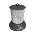 ΗΛΕΚΤΡΙΚΟ ΚΑΝΤΗΛΙ ΜΕ ΤΟΝ ΑΓΙΟ ΑΜΦΙΛΟΧΙΟ ΕΠΙΣΚΟΠΟ ΙΚΟΝΙΟΥ ΑΣΗΜΙ