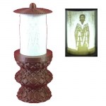 ΗΛΕΚΤΡΙΚΟ ΚΑΝΤΗΛΙ ΜΕ ΤΟΝ ΑΓΙΟ ΑΝΔΡΟΜΑΧΟ ΜΙΚΡΟ ΧΑΛΚΟΥ