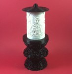 ΗΛΕΚΤΡΙΚΟ ΚΑΝΤΗΛΙ ΜΕ ΤΗΝ ΑΓΙΑ ΑΡΓΥΡΗ ΜΙΚΡΟ ΜΑΥΡΟ