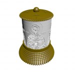 ΗΛΕΚΤΡΙΚΟ ΚΑΝΤΗΛΙ ΜΕ ΤΟΝ ΑΓΙΟ ΑΡΤΕΜΩΝΑ ΧΡΥΣΟ