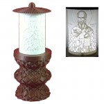 ΗΛΕΚΤΡΙΚΟ ΚΑΝΤΗΛΙ ΜΕ ΤΟΝ ΑΓΙΟ ΑΒΕΡΚΙΟ ΜΙΚΡΟ ΧΑΛΚΟΥ