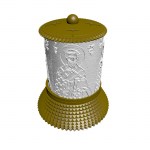 ΗΛΕΚΤΡΙΚΟ ΚΑΝΤΗΛΙ ΜΕ ΤΟΝ ΑΓΙΟ ΑΥΓΟΥΣΤΙΝΟ ΧΡΥΣΟ