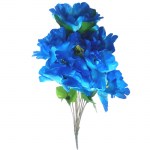 Μπουκέτο λουλούδια μπλε 35-45cm