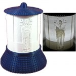 ΗΛΕΚΤΡΙΚΟ ΚΑΝΤΗΛΙ ΜΕ ΤΗΝ ΑΓΙΑ ΔΑΦΝΗ ΜΠΛΕ