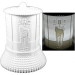 ΗΛΕΚΤΡΙΚΟ ΚΑΝΤΗΛΙ ΜΕ ΤΗΝ ΑΓΙΑ ΔΑΦΝΗ ΛΕΥΚΟ