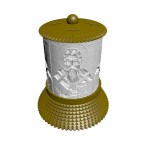 ΗΛΕΚΤΡΙΚΟ ΚΑΝΤΗΛΙ ΜΕ ΤΟΝ ΑΓΙΟ ΔΟΝΑΤΟ ΧΡΥΣΟ