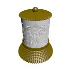 ΗΛΕΚΤΡΙΚΟ ΚΑΝΤΗΛΙ ΜΕ ΤΟΝ ΑΓΙΟ ΔΟΥΚΑ ΧΡΥΣΟ