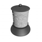 ΗΛΕΚΤΡΙΚΟ ΚΑΝΤΗΛΙ ΜΕ ΤΟΝ ΑΓΙΟ ΔΟΥΚΑ ΑΣΗΜΙ