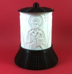 ΗΛΕΚΤΡΙΚΟ ΚΑΝΤΗΛΙ ΜΕ ΤΟΝ ΑΓΙΟ ΕΛΕΥΘΕΡΙΟ ΜΑΥΡΟ