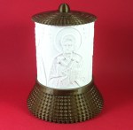 ΗΛΕΚΤΡΙΚΟ ΚΑΝΤΗΛΙ ΜΕ ΤΟΝ ΑΓΙΟ ΕΛΕΥΘΕΡΙΟ ΧΡΥΣΟ