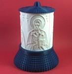 ΗΛΕΚΤΡΙΚΟ ΚΑΝΤΗΛΙ ΜΕ ΤΟΝ ΑΓΙΟ ΕΛΕΥΘΕΡΙΟ ΜΠΛΕ