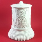 ΗΛΕΚΤΡΙΚΟ ΚΑΝΤΗΛΙ ΜΕ ΤΟΝ ΑΓΙΟ ΕΛΕΥΘΕΡΙΟ ΛΕΥΚΟ