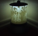 ΗΛΕΚΤΡΙΚΟ ΚΑΝΤΗΛΙ ΜΕ ΤΟΝ ΕΥΑΓΓΕΛΙΣΜΟ ΤΗΣ ΘΕΟΤΟΚΟΥ