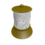 ΗΛΕΚΤΡΙΚΟ ΚΑΝΤΗΛΙ ΜΕ ΤΗΝ ΑΓΙΑ ΕΥΔΟΚΙΑ ΧΡΥΣΟ