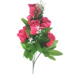 Μπουκέτα λουλούδια ροζ 35-45cm