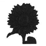 Ηλιολούλουδο πλαστικό μαύρο