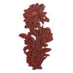 Ηλιολούλουδο πλαστικό μπορντό