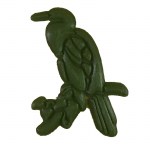 Πουλί σε κλαδί πλαστικό λαδί