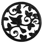 Πουλί σε κύκλο πλαστικό μαύρο