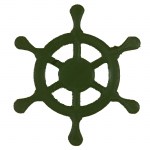 Τιμόνι πλοίου πλαστικό λαδί