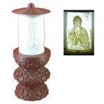 ΗΛΕΚΤΡΙΚΟ ΚΑΝΤΗΛΙ ΜΕ ΤΟΝ ΑΓΙΟ ΓΕΡΜΑΝΟ ΜΙΚΡΟ ΧΑΛΚΟΥ