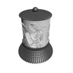 ΗΛΕΚΤΡΙΚΟ ΚΑΝΤΗΛΙ ΜΕ ΤΟΝ ΑΓΙΟ ΙΩΑΝΝΗ ΤΟΝ ΧΡΥΣΟΣΤΟΜΟ ΑΣΗΜΙ