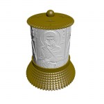 ΗΛΕΚΤΡΙΚΟ ΚΑΝΤΗΛΙ ΜΕ ΤΗΝ ΑΓΙΑ ΙΣΙΔΩΡΑ ΧΡΥΣΟ