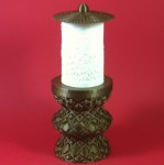 ΗΛΕΚΤΡΙΚΟ ΚΑΝΤΗΛΙ ΜΕ ΤΟΝ ΑΓΙΟ ΚΥΠΡΙΑΝΟ ΜΙΚΡΟ ΧΡΥΣΟ